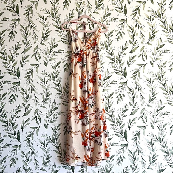 Simplee Floral Print Dress | Size S - Picture 1 of 4